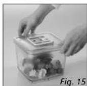 Solis VertiVac 5704 - MISE SOUS VIDE DE RECIPIENTS SOLIS AVEC COUVERCLE : PROGRAMME CANISTER (H) - 6
