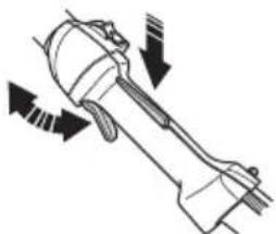 HUSQVARNA 525P5S - Preverjanje delovanja zaklepa ročice plina - 4