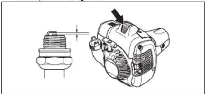 HUSQVARNA 525P5S - Pour vérifier la bougie - 2