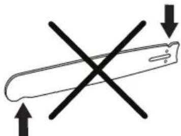 HUSQVARNA 525P5S - To do a check of the guide bar - 5