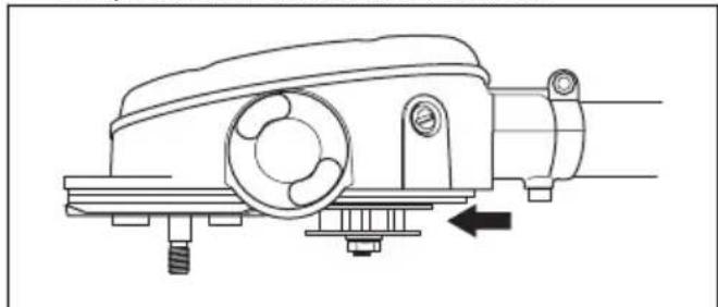HUSQVARNA 525P5S - Vérification du pignon d'entraînement de la chaîne - 1