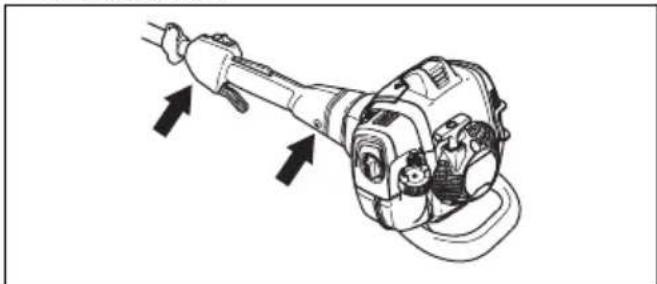 HUSQVARNA 525P5S - To do a check of the throttle trigger lockout - 7