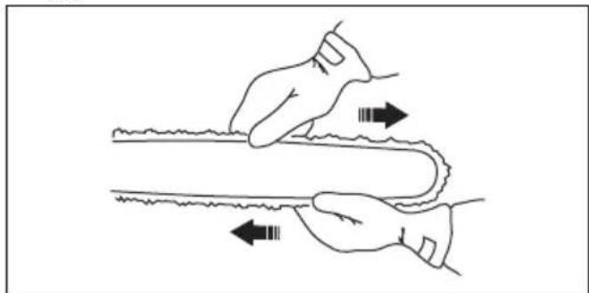 HUSQVARNA 525P5S - To tension the chain - 5