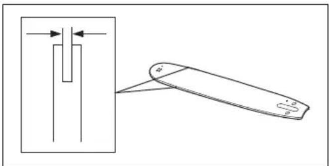 HUSQVARNA 525P5S - Kontrola pogonskega zobnika verige. - 9