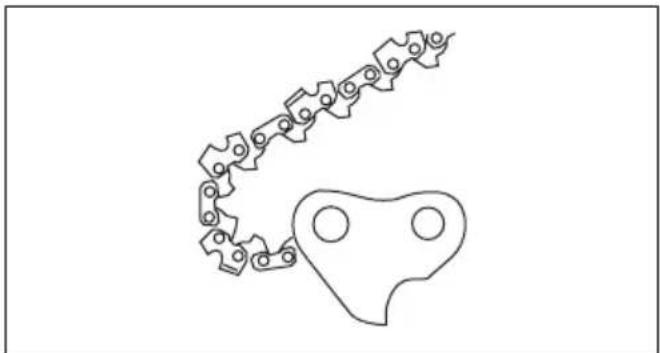 HUSQVARNA 525P5S - So schärfen Sie die Sägekette - 5