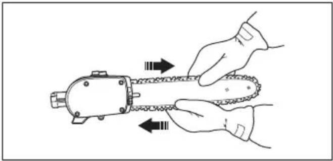 HUSQVARNA 525P5S - Zaagblad en ketting monteren - 4