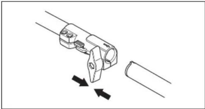HUSQVARNA 525P5S - De deelbare steel monteren 525P5S - 2