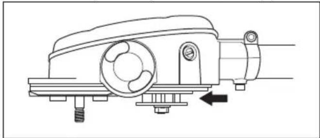 HUSQVARNA 525P5S - Kontrola pogonskega zobnika verige. - 1