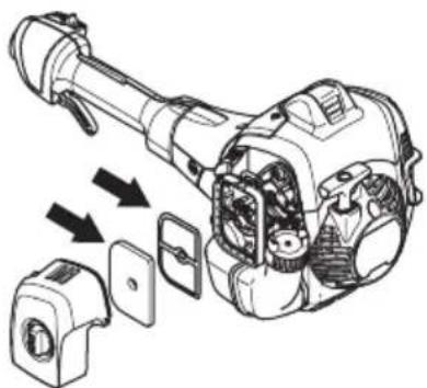 HUSQVARNA 525P5S - Het luchtfilter reinigen - 3