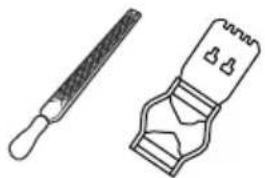 HUSQVARNA 525P5S - To adjust the depth gauge setting - 1