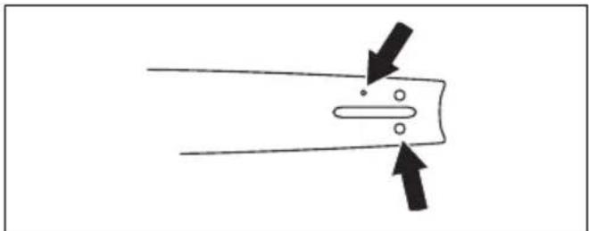 HUSQVARNA 525P5S - Kontrola pogonskega zobnika verige. - 10