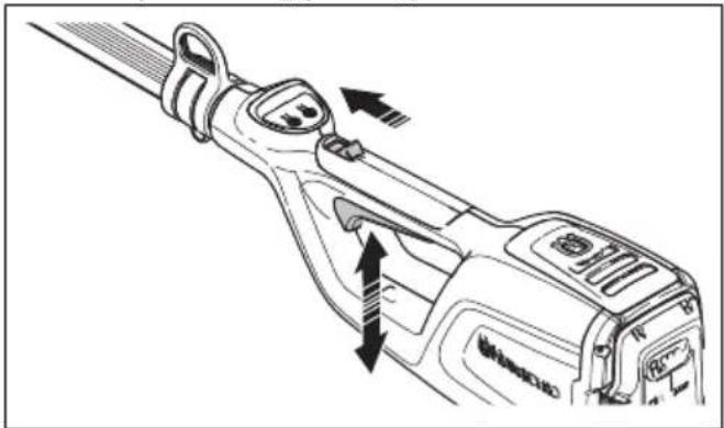HUSQVARNA K 770 - Maitinimo jungiklio užrakto patikra - 4