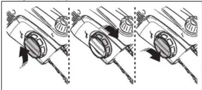 HUSQVARNA K 770 - Regulacja napięcia łańcucha piły - 2
