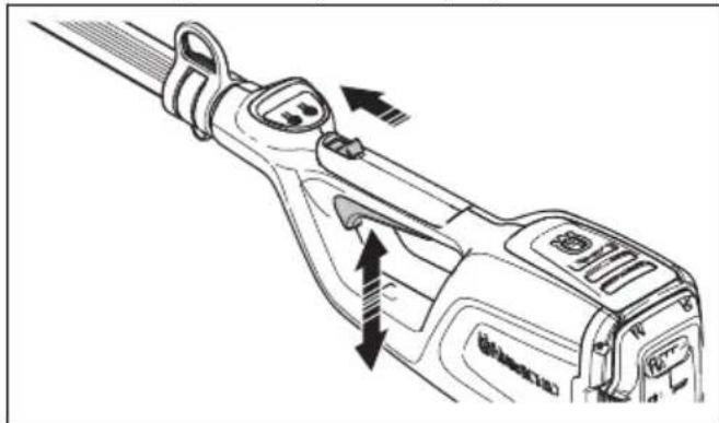 HUSQVARNA K 770 - Piedziņas mēlītes blokētāja pārbaude - 4