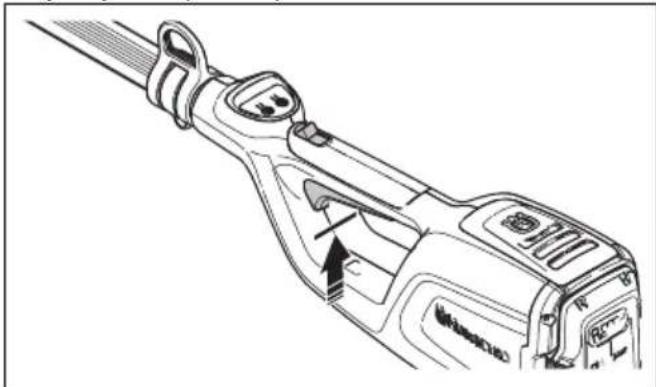 HUSQVARNA K 770 - Kontrola pojistky páčky spínače - 2