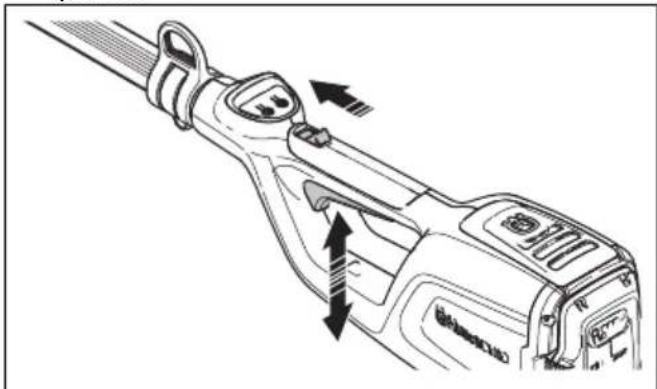 HUSQVARNA K 770 - Kontrola poistky páčky vypínača - 1