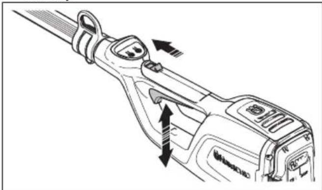 HUSQVARNA K 770 - To do a check of the power trigger lockout - 4