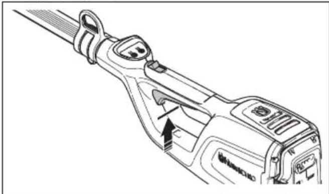 HUSQVARNA K 770 - 'Ελεγχος της ασφάλειας της σκανδάλης γκαζιού - 2