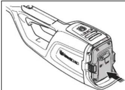 HUSQVARNA K 770 - Aküyü ürüne bağlama - 2