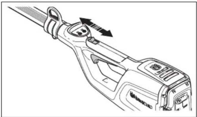 HUSQVARNA K 770 - За проверка на блокировката на захранващия спусък - 3