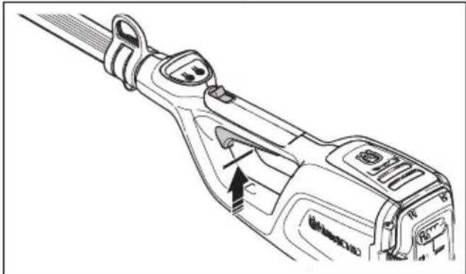HUSQVARNA K 770 - 检查开关扳机锁 - 2