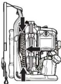 HUSQVARNA 530BT - Sitko nasávaného vzduchu - 1