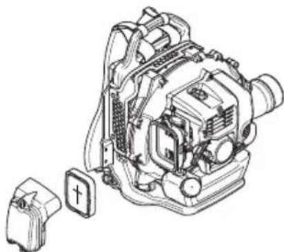 HUSQVARNA 530BT - Ciscenje zracnegafiltra - 2