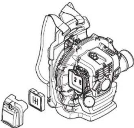 HUSQVARNA 530BT - Filtro de ar - 2