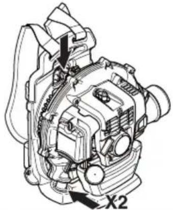 HUSQVARNA 530BT - Vibration damping system - 1