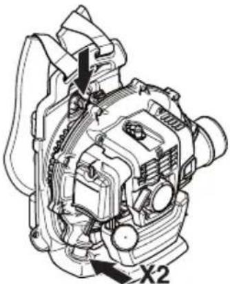 HUSQVARNA 530BT - System thumenia wibraci - 1