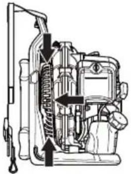 HUSQVARNA 530BT - Luchtinlaatrooster - 1
