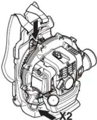 HUSQVARNA 530BT - Vibratsioonisummutussüsteem - 2