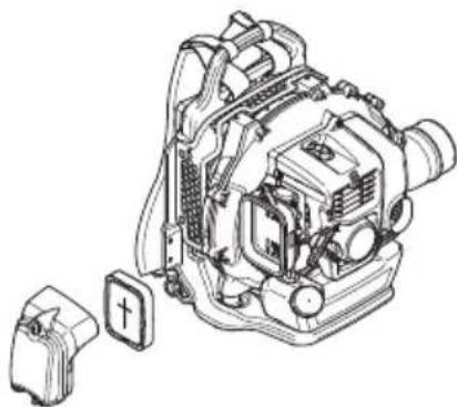 HUSQVARNA 530BT - Czyszczenie filtragowietrza - 2