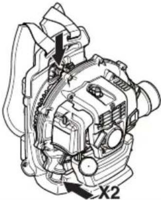 HUSQVARNA 530BT - Trillingdempingssystem - 1