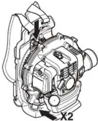 HUSQVARNA 530BT - Vibrationsdæmpningssystem - 1