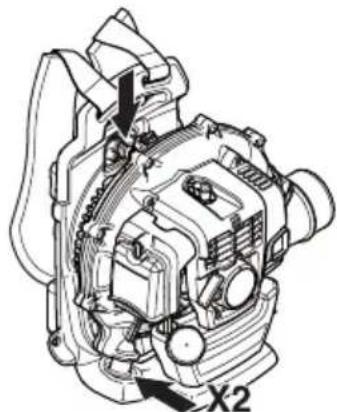 HUSQVARNA 530BT - System thumenia wibraci - 3