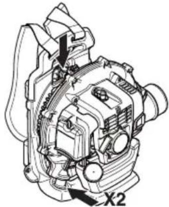 HUSQVARNA 530BT - Trillingdempingssystem - 3