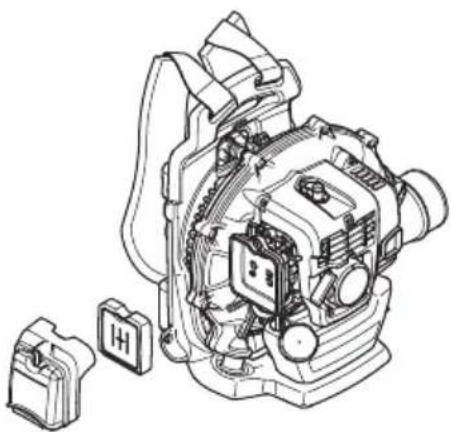HUSQVARNA 530BT - Czyszczenie filtragowietrza - 1