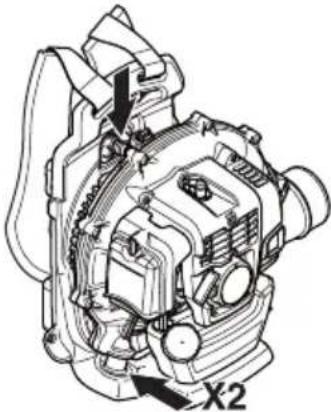 HUSQVARNA 530BT - Sistema anti-vibracao - 1