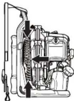 HUSQVARNA 530BT - Luftinntaksskjerm - 1