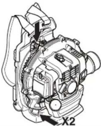 HUSQVARNA 530BT - Antivibračni systém - 1