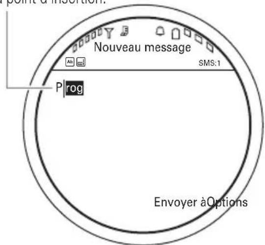 MOTOROLA AURA R1 - Mode de saisie manuelle - 1