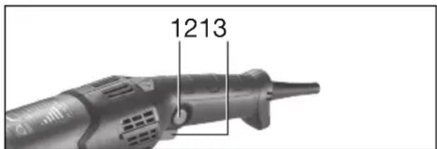 METABO PE 1525 - Päalle-/poiskytkeminen - 2