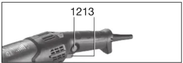 METABO PE 1525 - Ajuste del numero de revoluciones - 2
