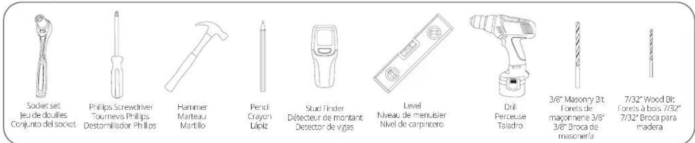 Kanto PF400 - Required Tools/ Outils Nécessaires/ Herramentas Necessarias: - 1