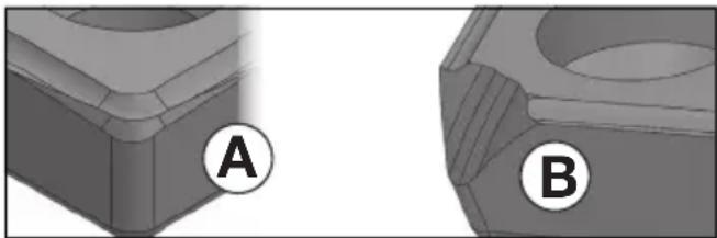 METABO KFM 1510 F - Sostituzione degli inserti di taglio - 1