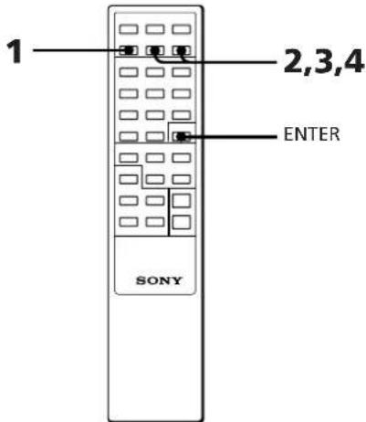 SONY TCTX1 - Réglage de l'horloge - 1