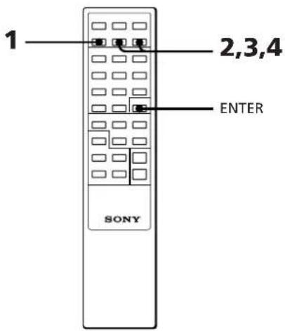 SONY TCTX1 - Acertar o relógio - 1