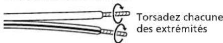 SONY TCTX1 - Raccordement du haut-parleur gauche - 1