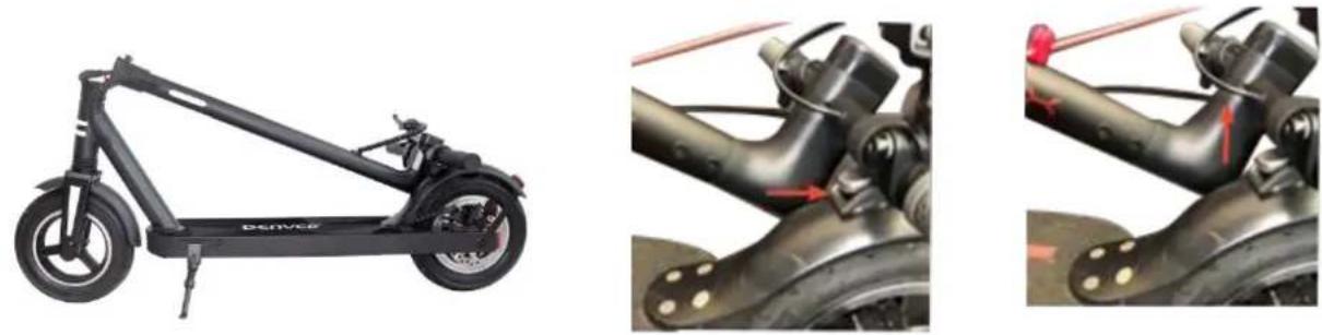 DENVER SEL10500 - Dépliage du scooter - 1